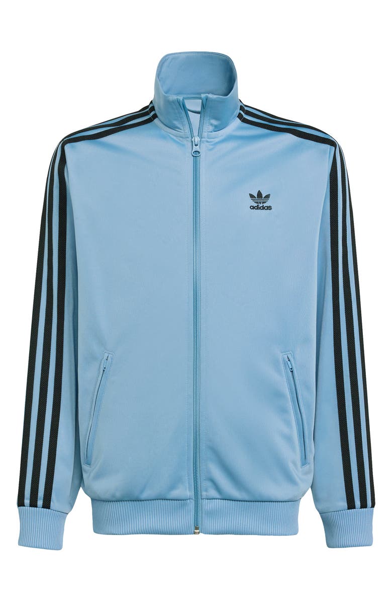 adidas Kids' Firebird Recycled Polyester Track Jacket, Main, color, Ash Blue