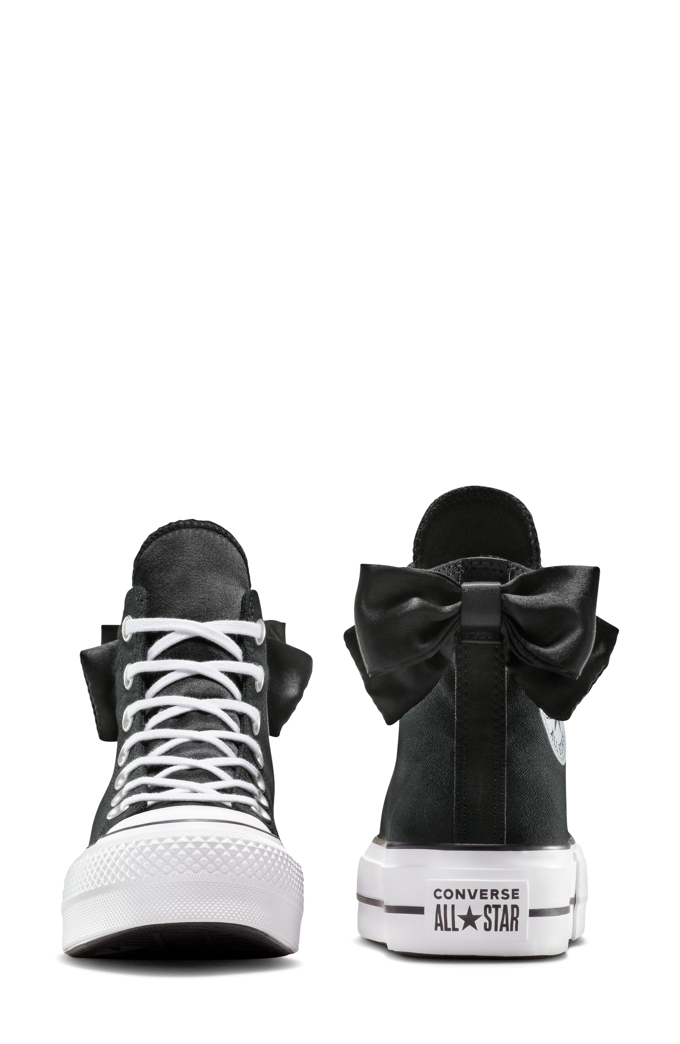 Converse Chuck Taylor<sup>®</sup> All Star<sup>®</sup> Bow High Top Sneaker, Alternate, color, 