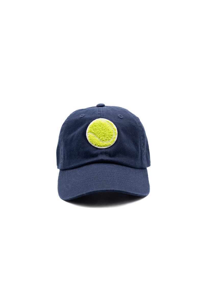 Terry Tennis Baseball Hat - Adult, Main, color, Navy