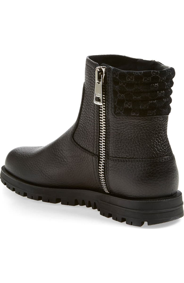 Gucci 'Megura' Round Toe Boot, Alternate, color,