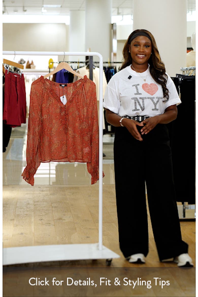 Alison Tie Neck Silk Top video