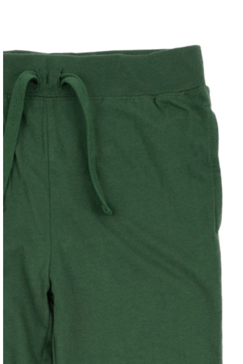 Kids 100% Cotton Lightweight Jogger Pants, Alternate, color, Uniform Green