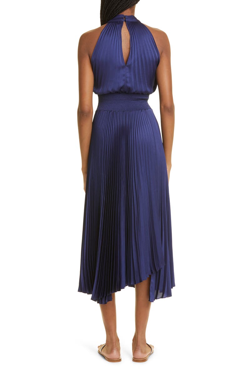 A.L.C. Rose Sleeveless Pleat Dress, Alternate, color, 