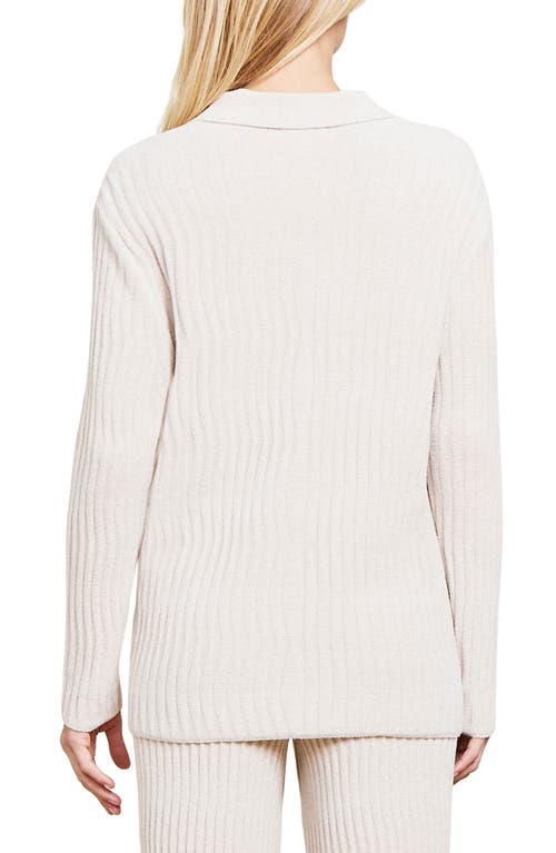 BAREFOOT DREAMS BAREFOOT DREAMS® COZYCHIC® ULTRA LITE® WAVE RIB BUTTON-UP SHIRT 