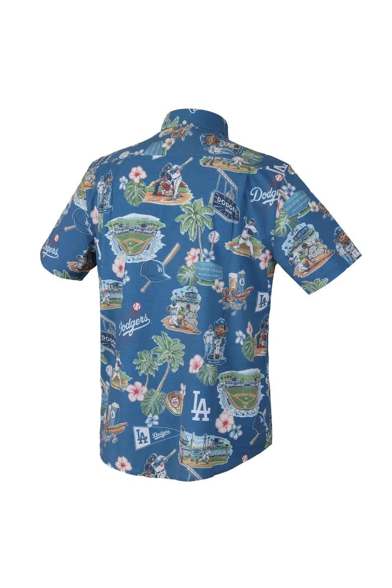 【希少】BLUE BLUE×reyn spooner テーラードジャケット　L Men's Reyn Spooner Royal Los Angeles Dodgers Scenic Tri-Blend