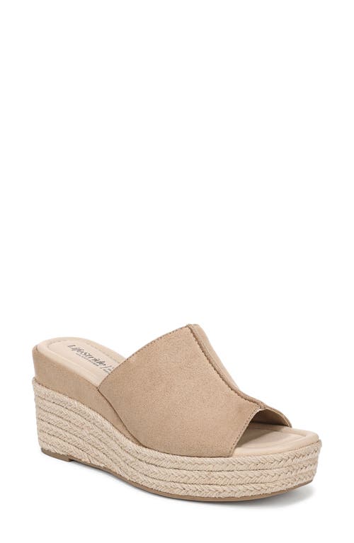 Lifestride Haute Espadrille Platform Wedge Slide Sandal In Multi