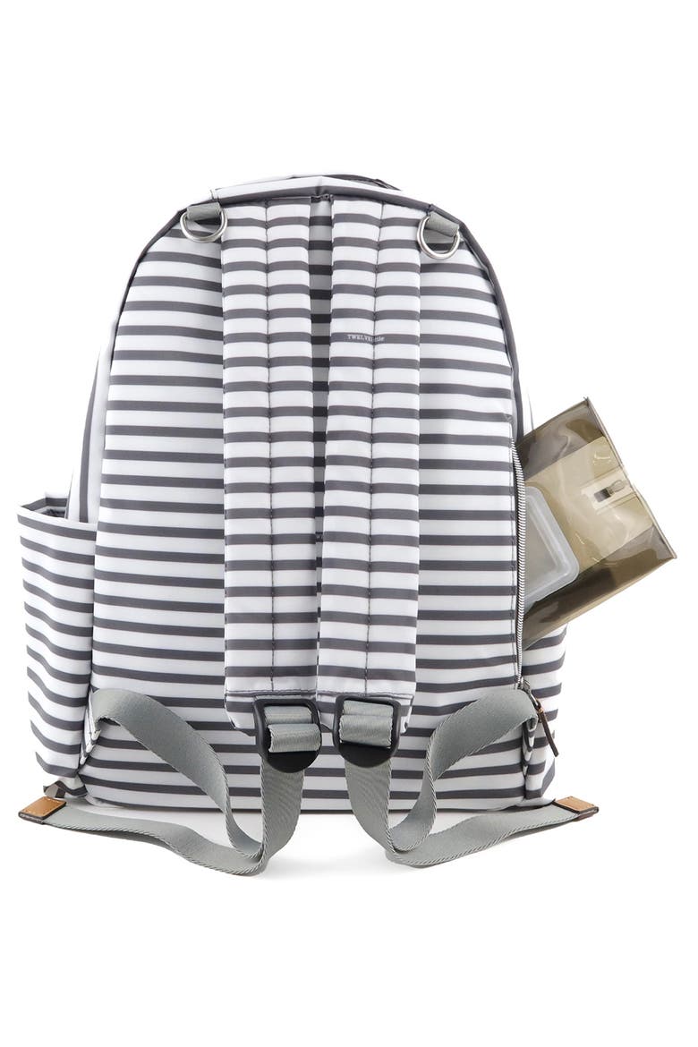 Mini-Go Water Resistant Diaper Backpack, Alternate, color, STRIPE