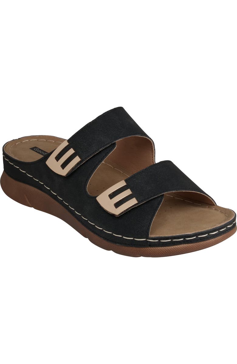 GOOD CHOICE NEW YORK Gretchen Hook & Loop Sandal, Main, color,