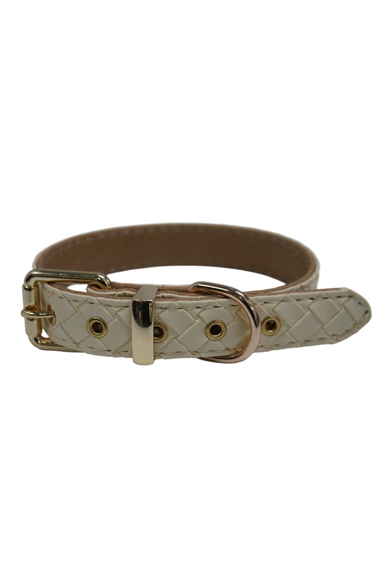 Toga Luxury Dog Collar, Main, color, TAN