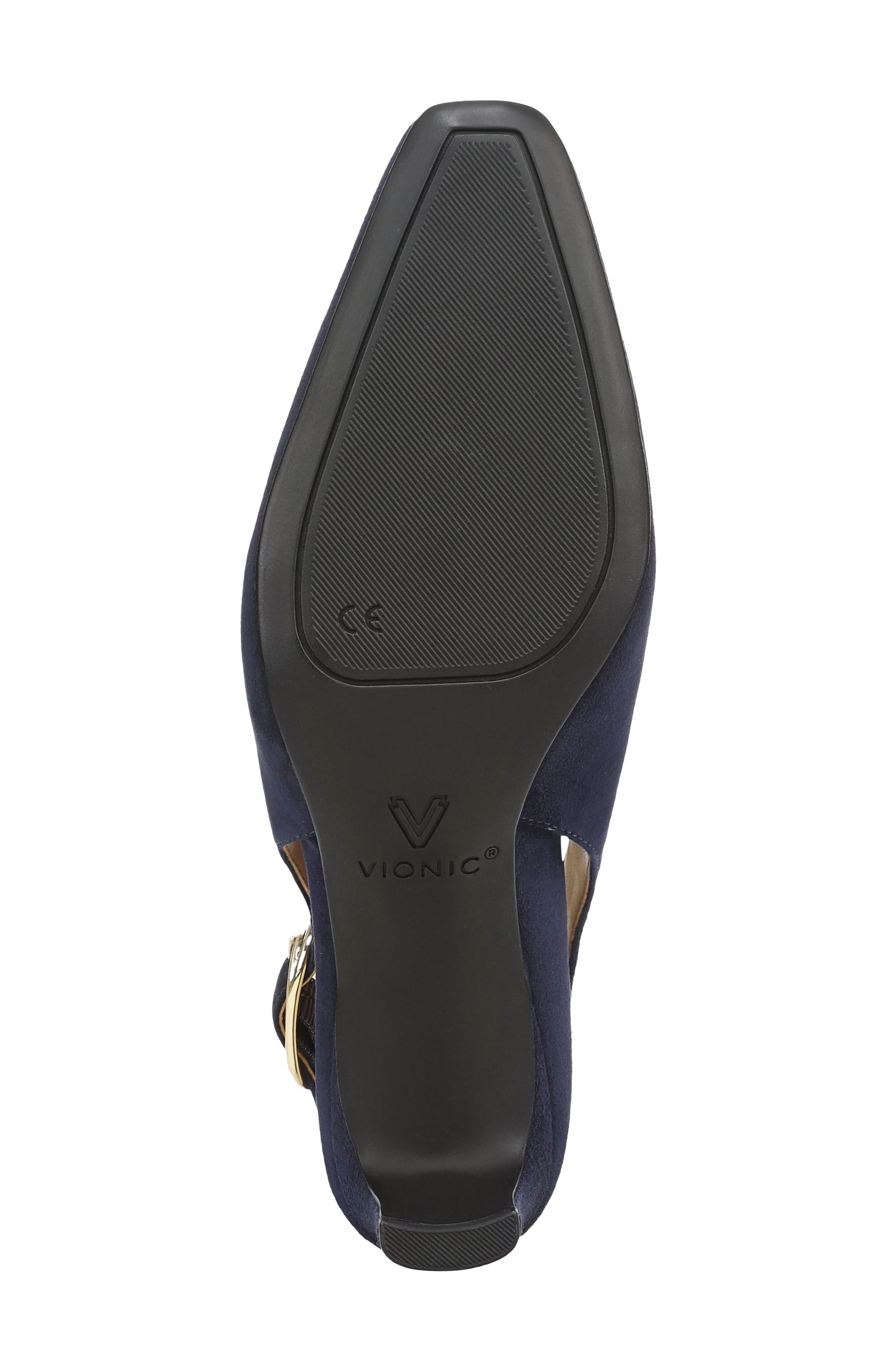 Stella Slingback Pump, Alternate, color, NAVY BLAZER SUEDE