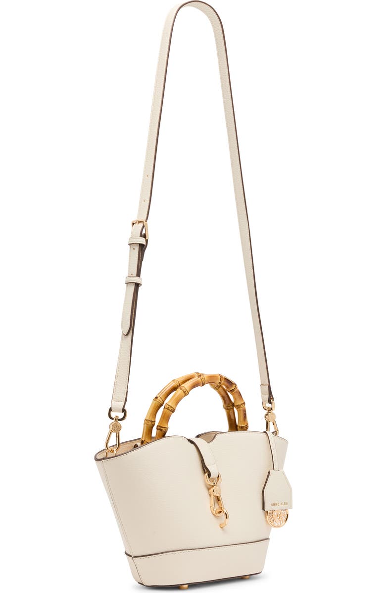 Anne Klein Rounded Mini Tote, Alternate, color, Pearl