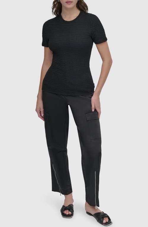 DKNY DKNY TEXTURED T-SHIRT
