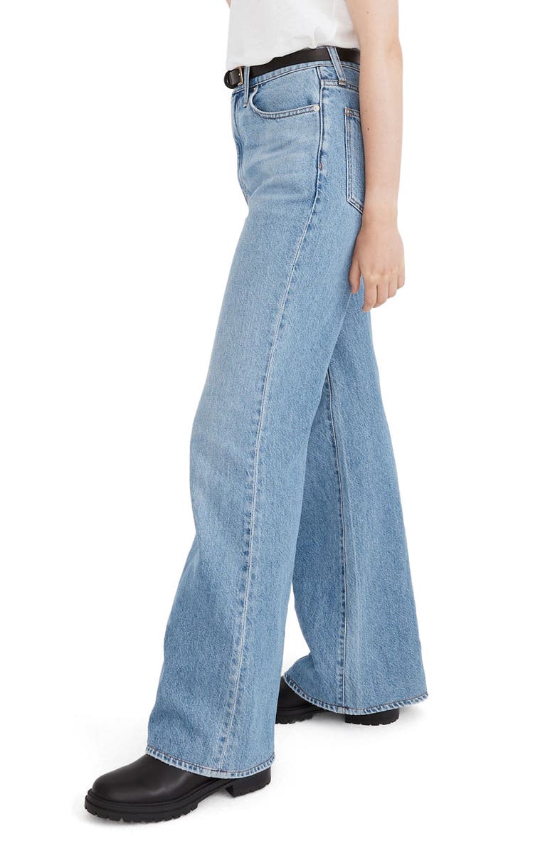 Madewell Baggy Flare Jeans, Alternate, color,