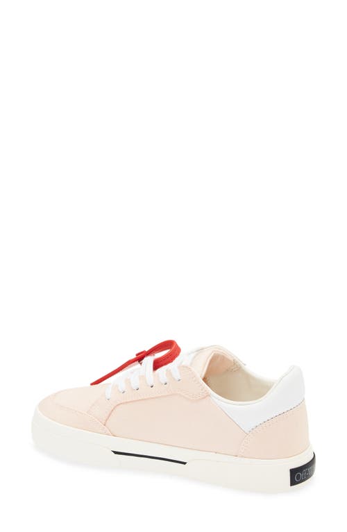 Off-white New Low Vulcanized Canvas Sneakers In Pink