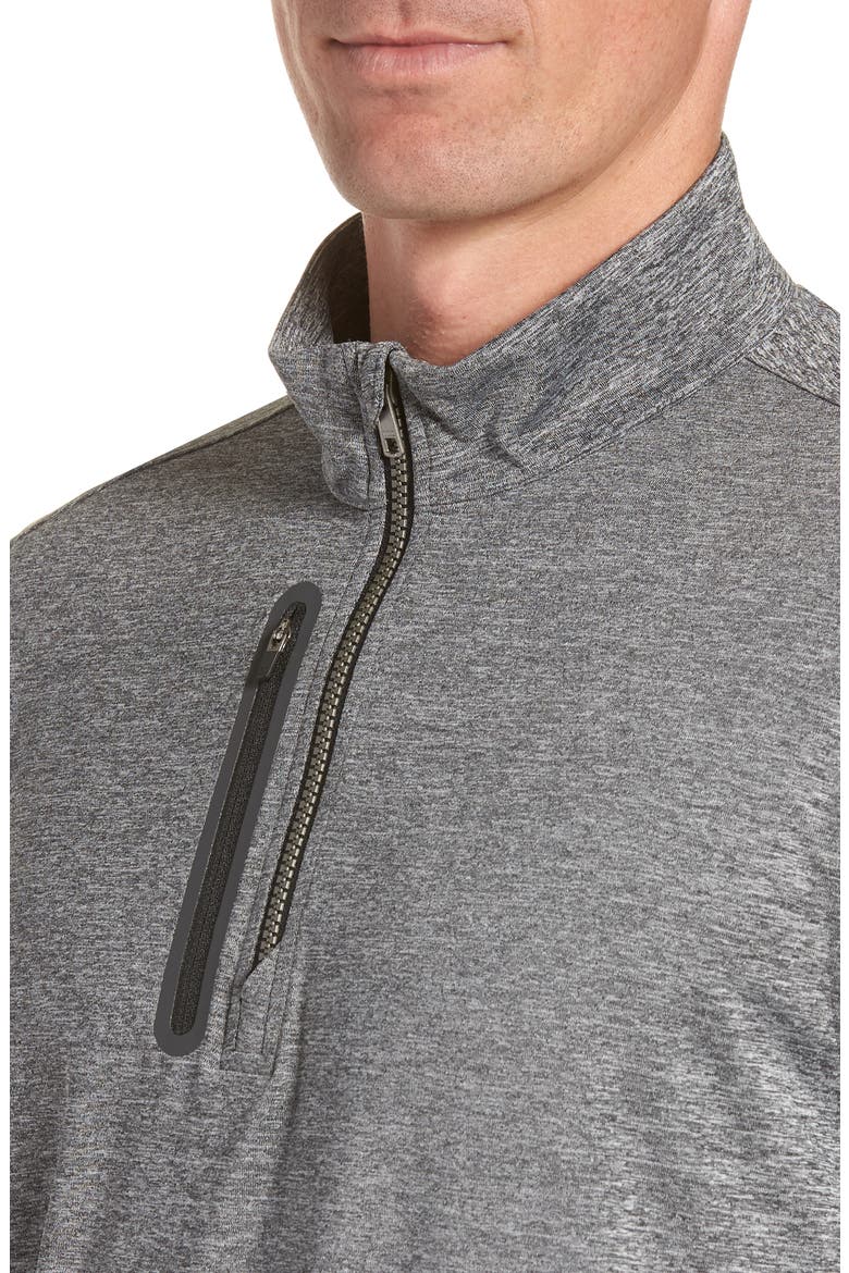 Stealth Quarter Zip Pullover, Alternate, color, ELEMENTAL GREY