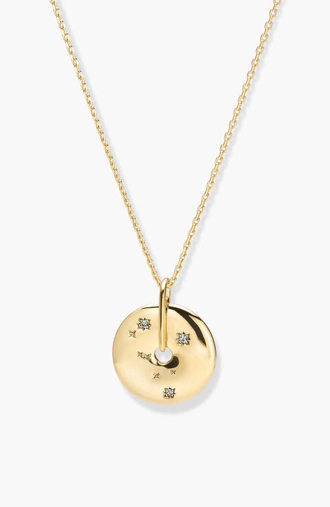Zodiac Pendant Necklace