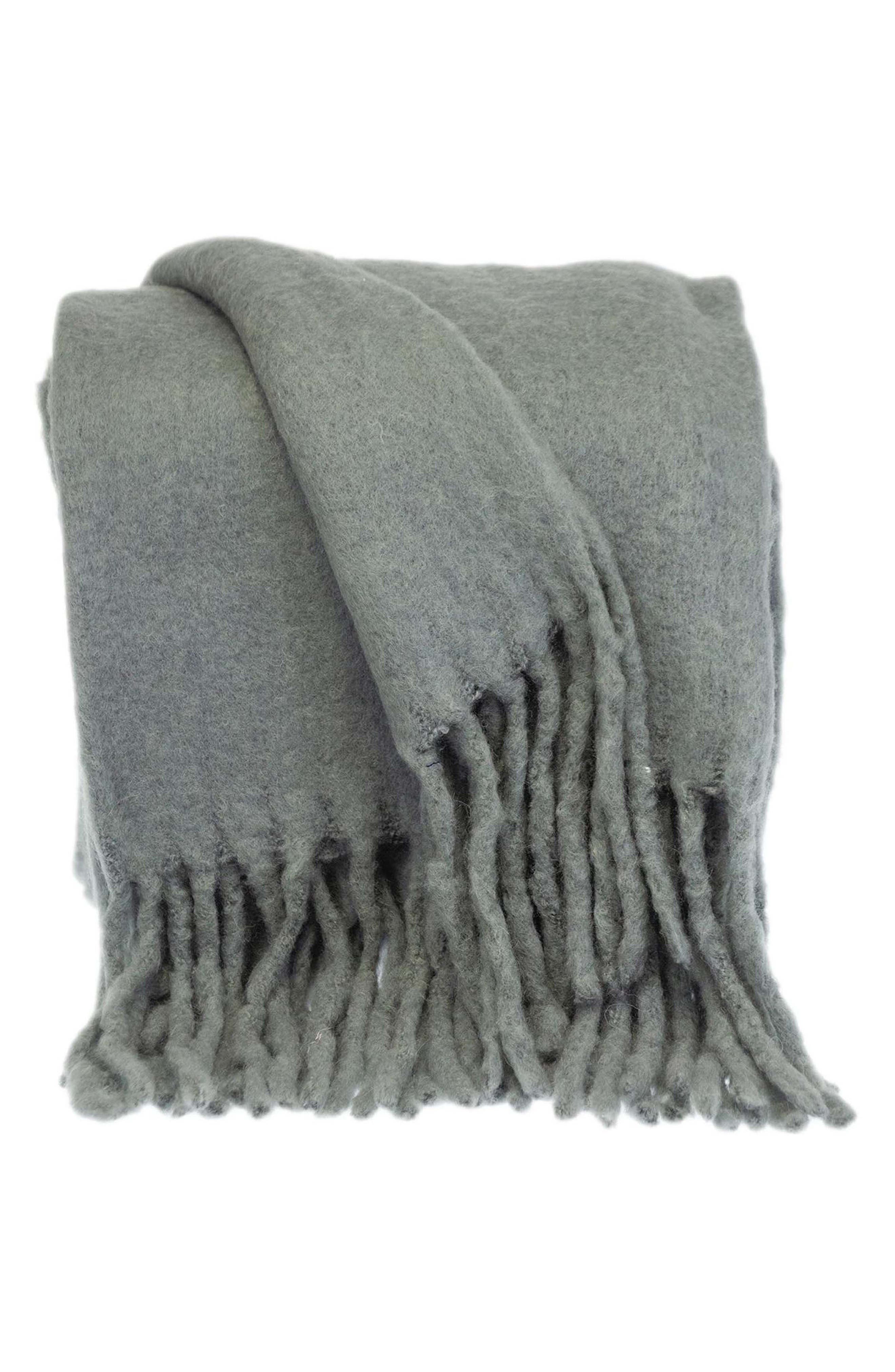 PARKLAND COLLECTION Nagar Fringe Throw Blanket
