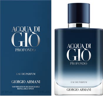 ★のんたん★ARMANI acqua di giò profondo★ ARMANI beauty Acqua Di Gió Profondo Refillable Parfum | Nordstrom