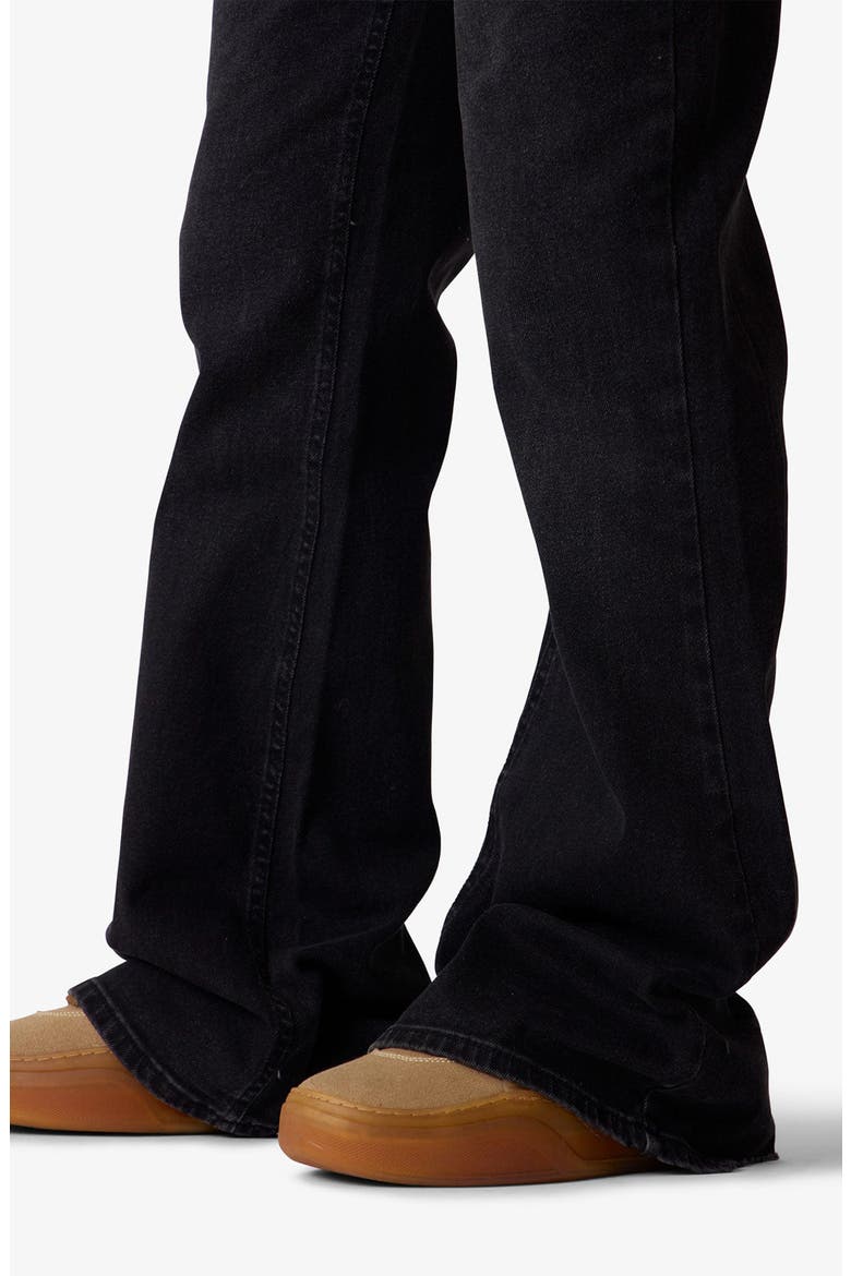 Super Flare Jeans, Alternate, color, WESTERN BLACK