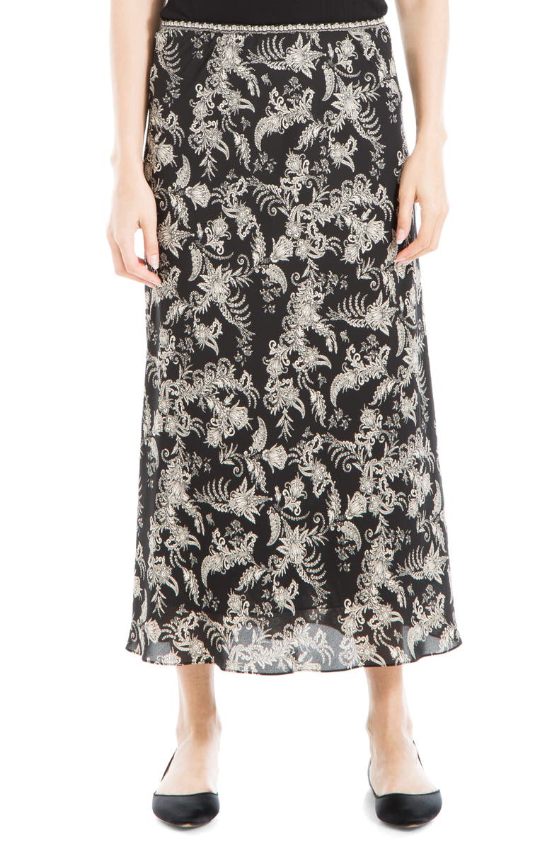 MAX STUDIO Bias Satin Skirt, Main, color,