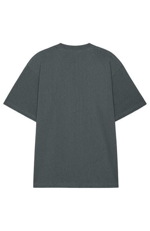 Dalix Mens Lil Matcha Heavy Weight Cotton Tee