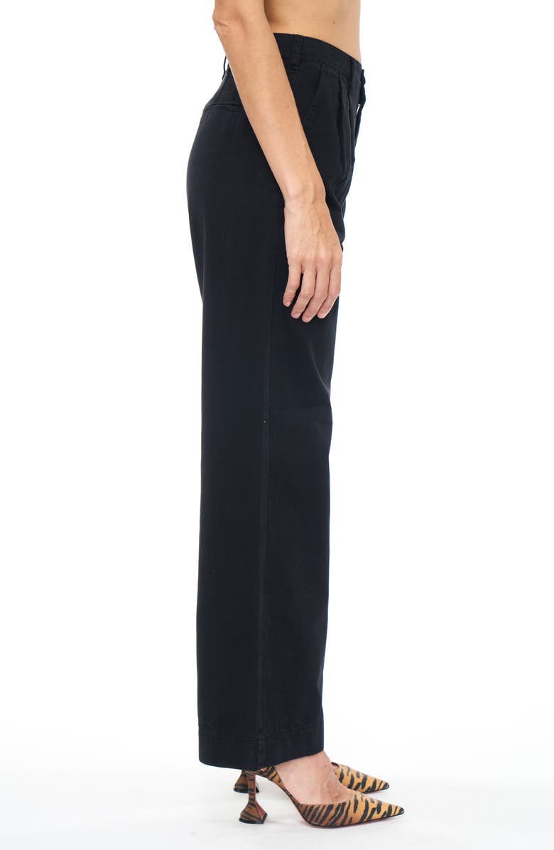 Pistola Ellery High Waist Cotton Wide Leg Trousers, Alternate, color,