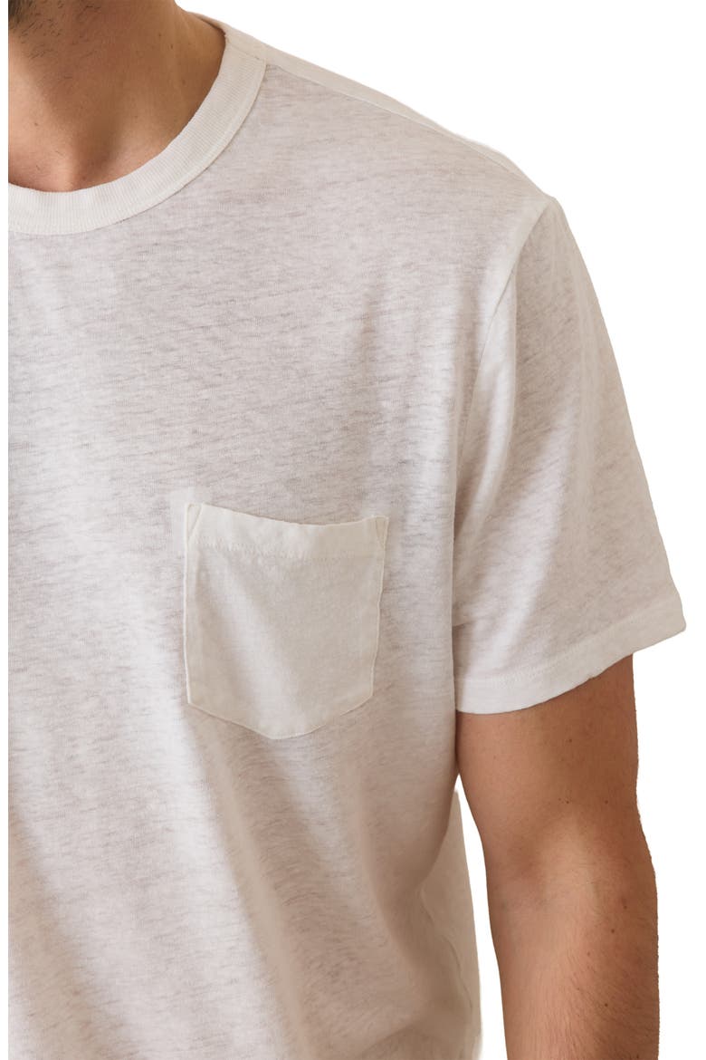 Relaxed Fit Hemp & Cotton T-Shirt, Alternate, color, WHITE