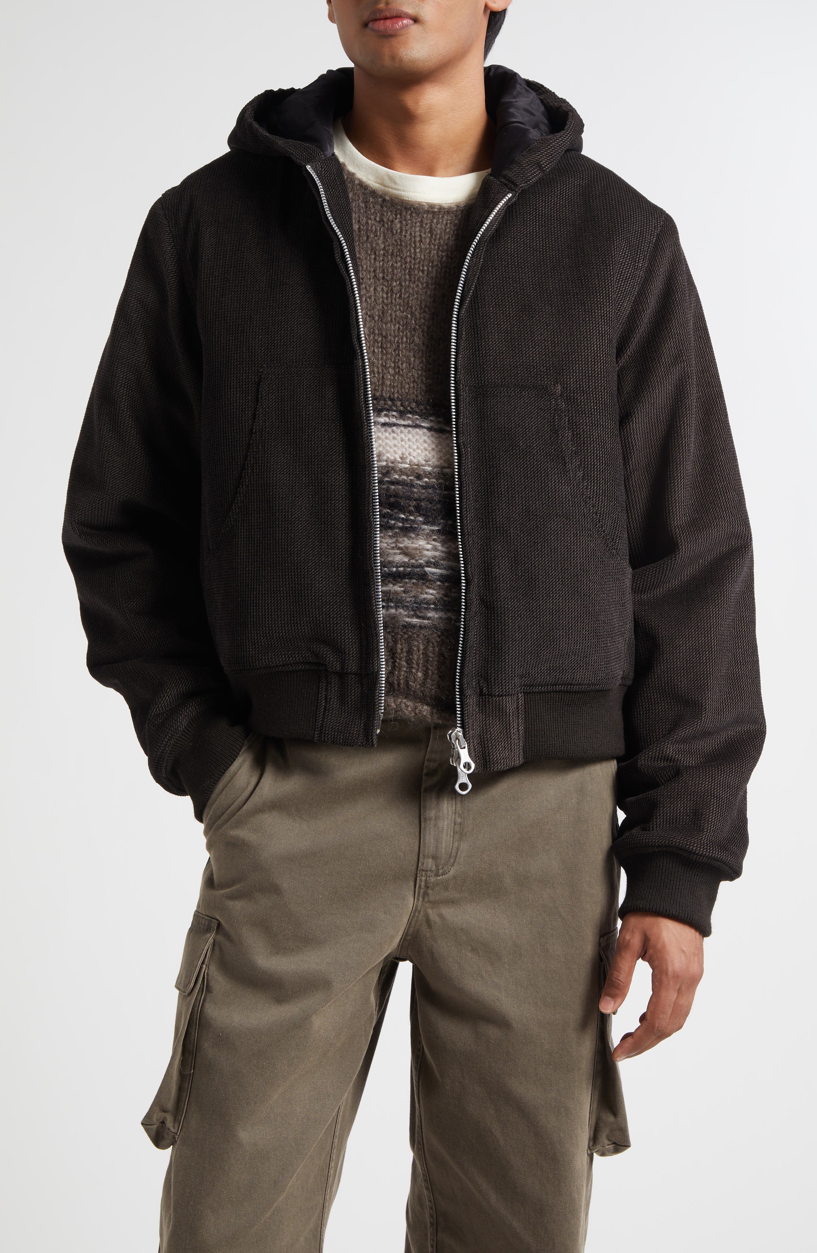 selected DARK BROWN TWILL CORD
