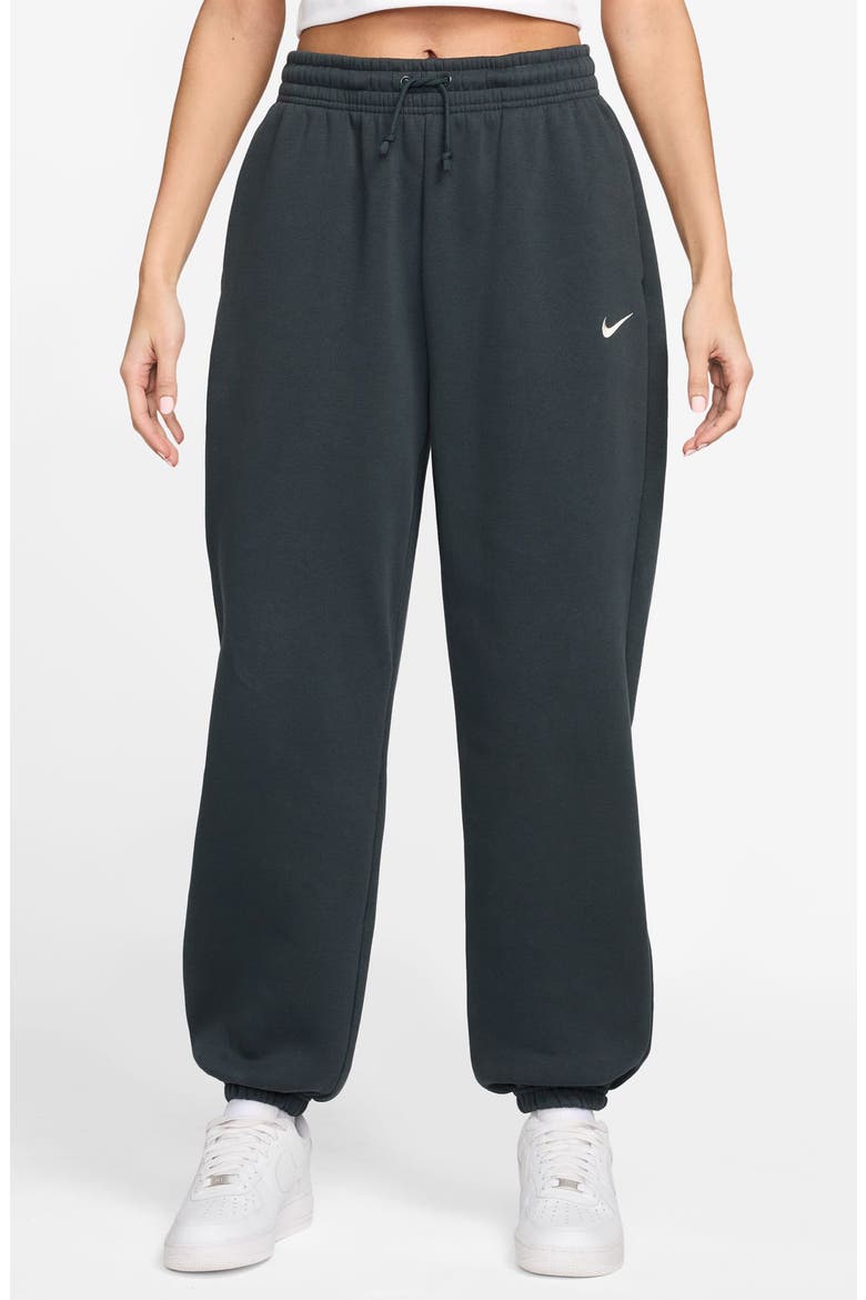 Sportswear Phoenix Fleece High-Waisted Oversized Sweatpants, Main, color, 391 SEAWD/ SAIL