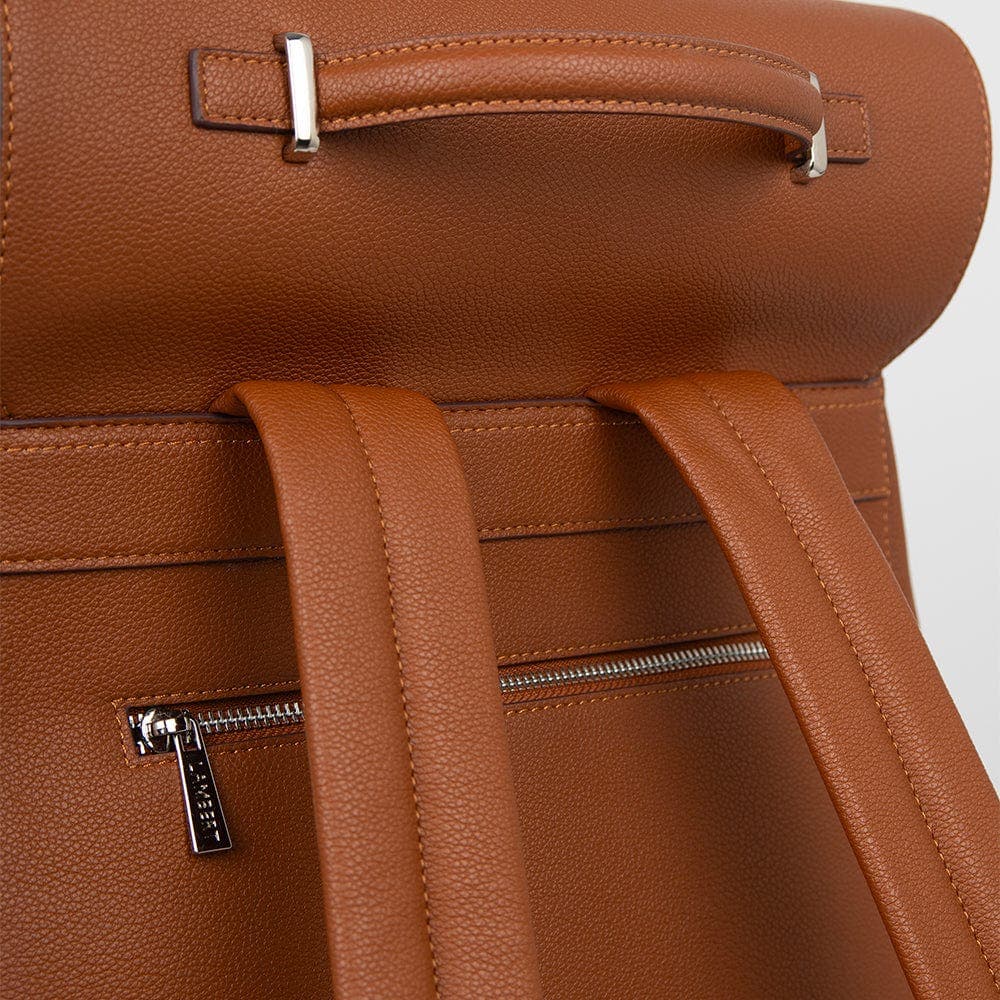 Lambert The Lydia - Vegan Leather Backpack, Alternate, color, Affogato