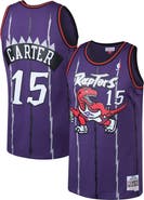 Mitchell & Ness Men's Mitchell & Ness Vince Carter Purple Toronto Raptors 1998/99 Big & Tall Hardwood Classics Swingman Jersey