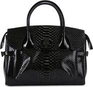 Kurt Geiger London Chelsea Snakeskin Embossed Tote