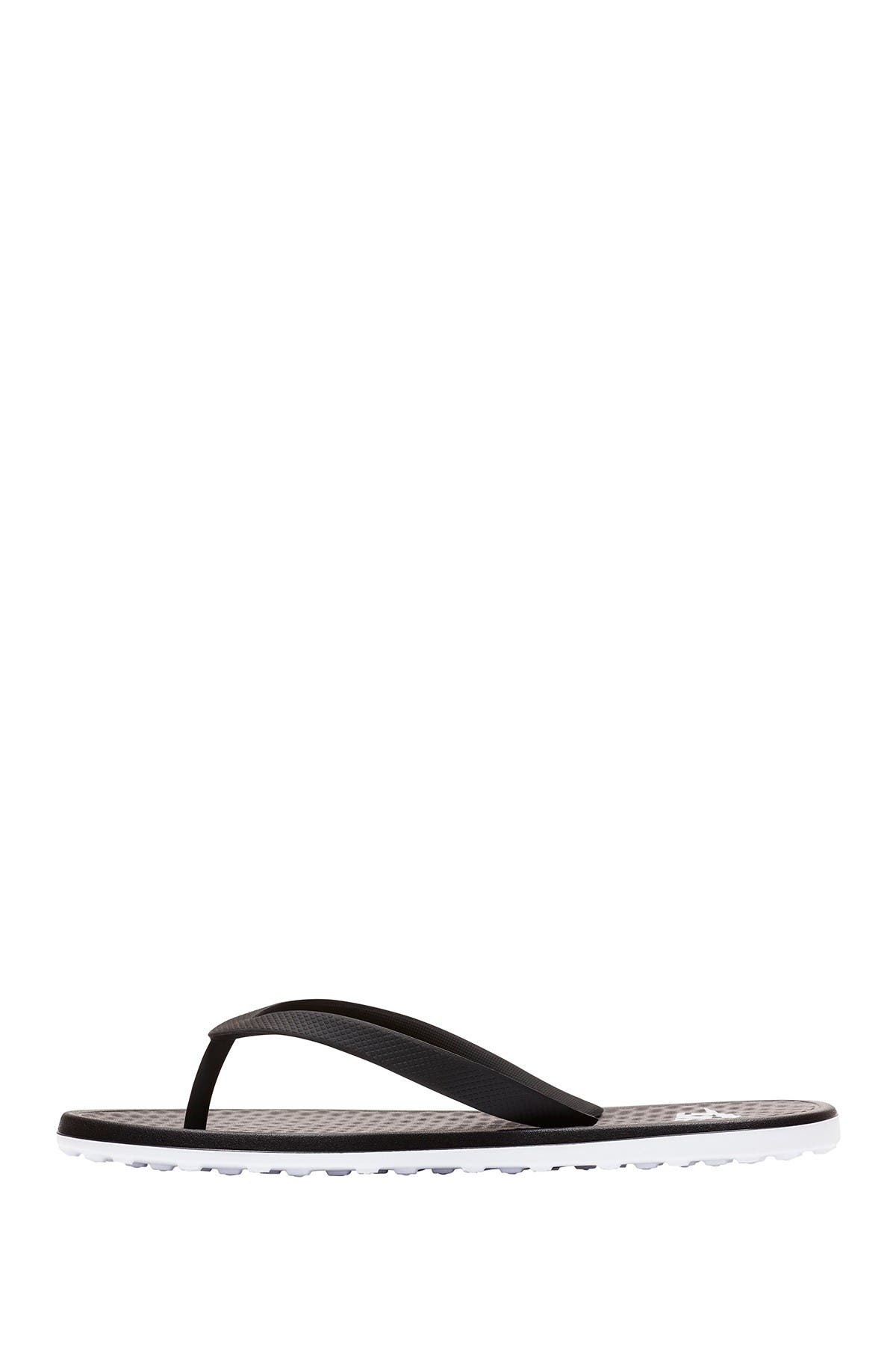 Nike On Deck Flip Flop Sandal, Alternate, color, Black/ White/ Black