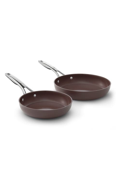 Premier Ceramic Nonstick 2-Piece Fry Pan Set