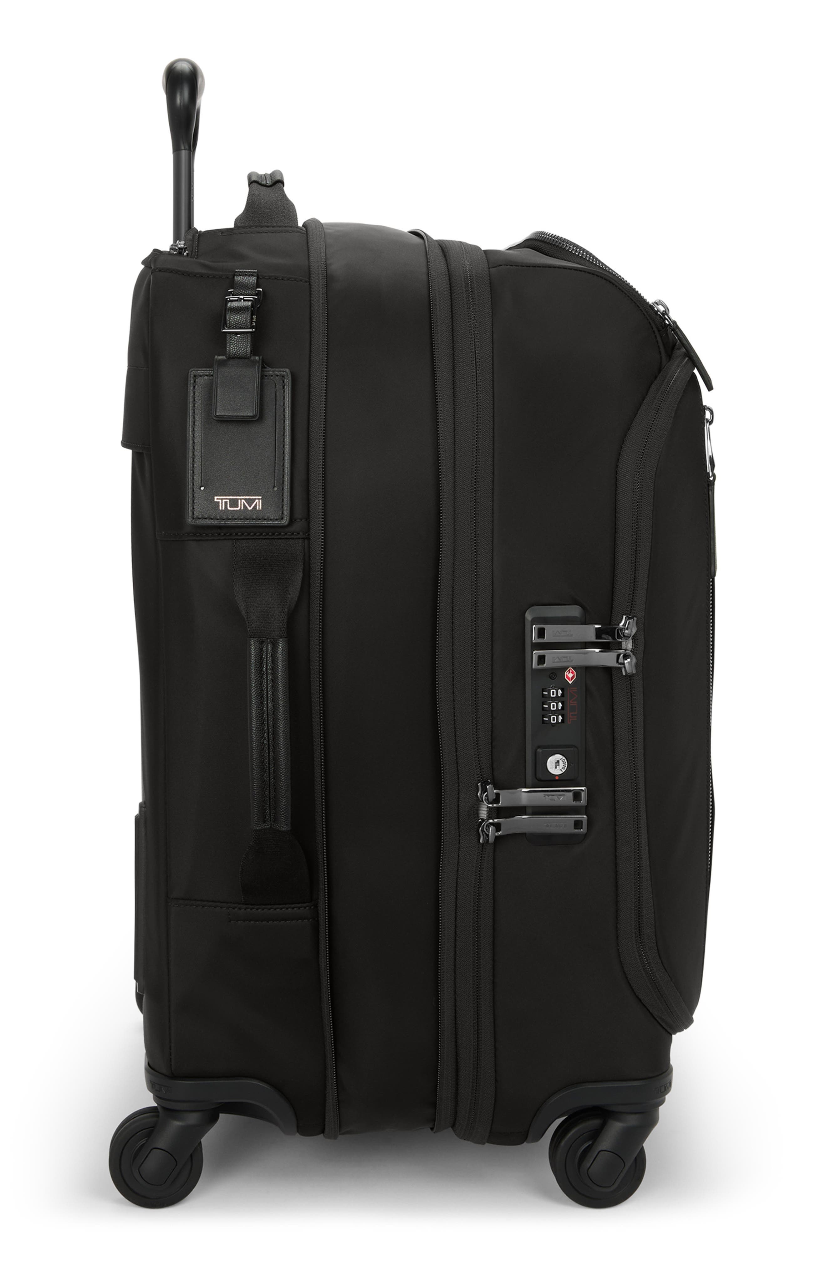 TUMI Léger 22-Inch International Wheeled Carry-On, Alternate, color, Black/ Gunmetal