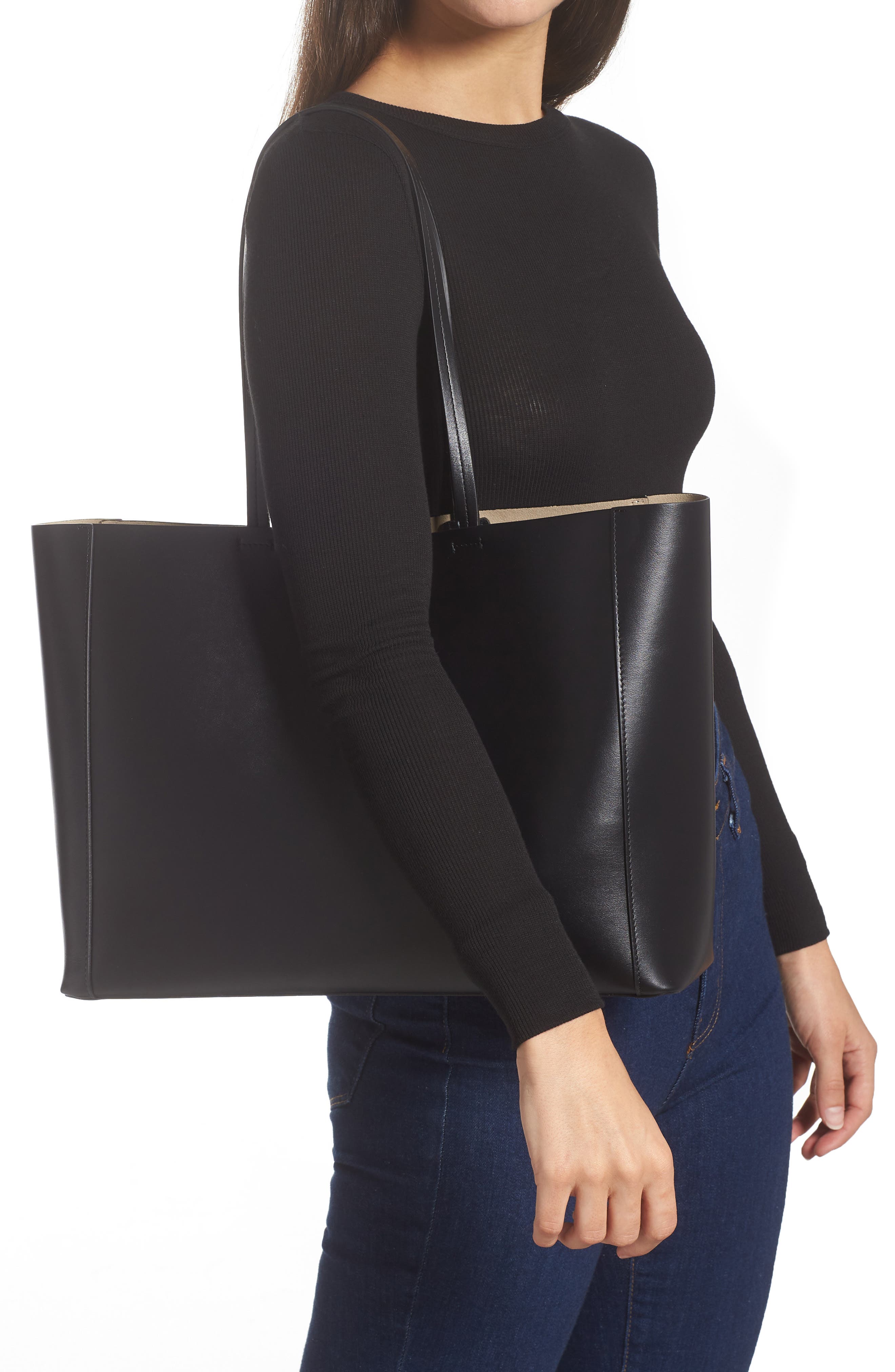 FRAME Le Signature Tote, Alternate, color, 