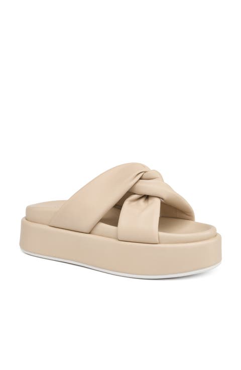 Yvette Leather Platform Sandal