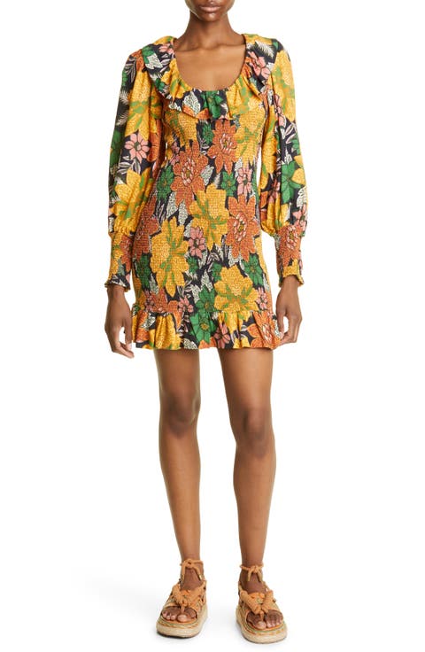 Exclusive Long Sleeve Minidress