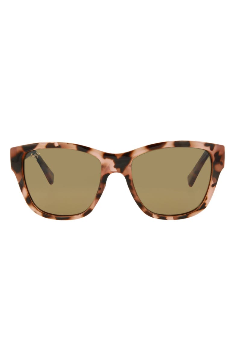 Maui Jim Hanapaa 53mm Gradient Polarized Rectangular Sunglasses, Main, color, 