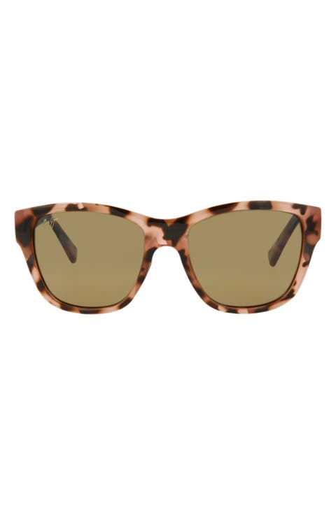 Hanapaa 53mm Gradient Polarized Rectangular Sunglasses