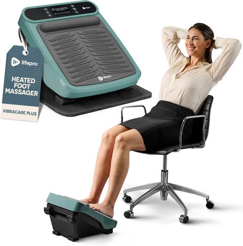 VibraCare Foot Massager for Neuropathy Relaxing Calf and Foot with Heat Option
