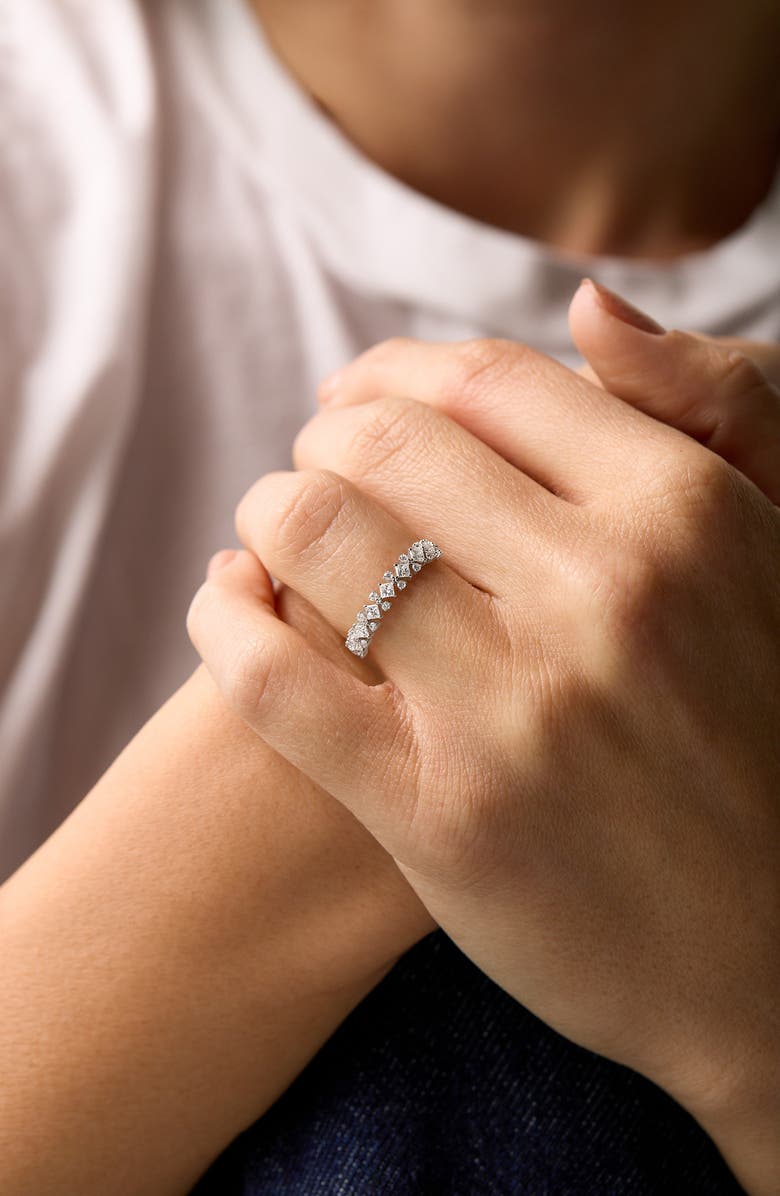 Bony Levy Getty Diamond Stackable Diamond Ring, Alternate, color, 18K White Gold