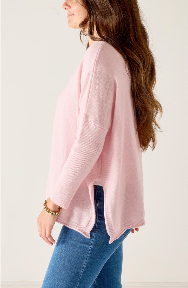 Voyageur by MERSEA Catalina Cashmere Sweater, Alternate, color, Calm Pink