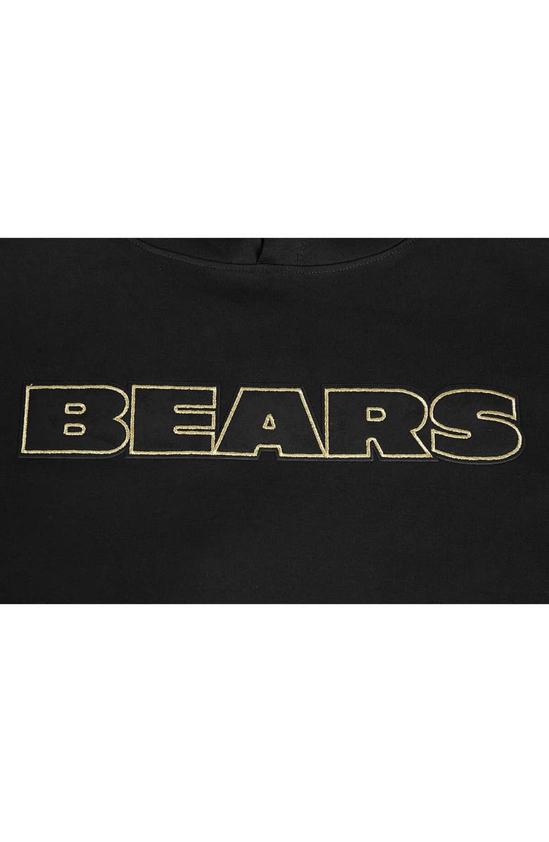 PRO STANDARD Men's Pro Standard Black Chicago Bears Classic Chenille Pullover Hoodie, Alternate, color, 
