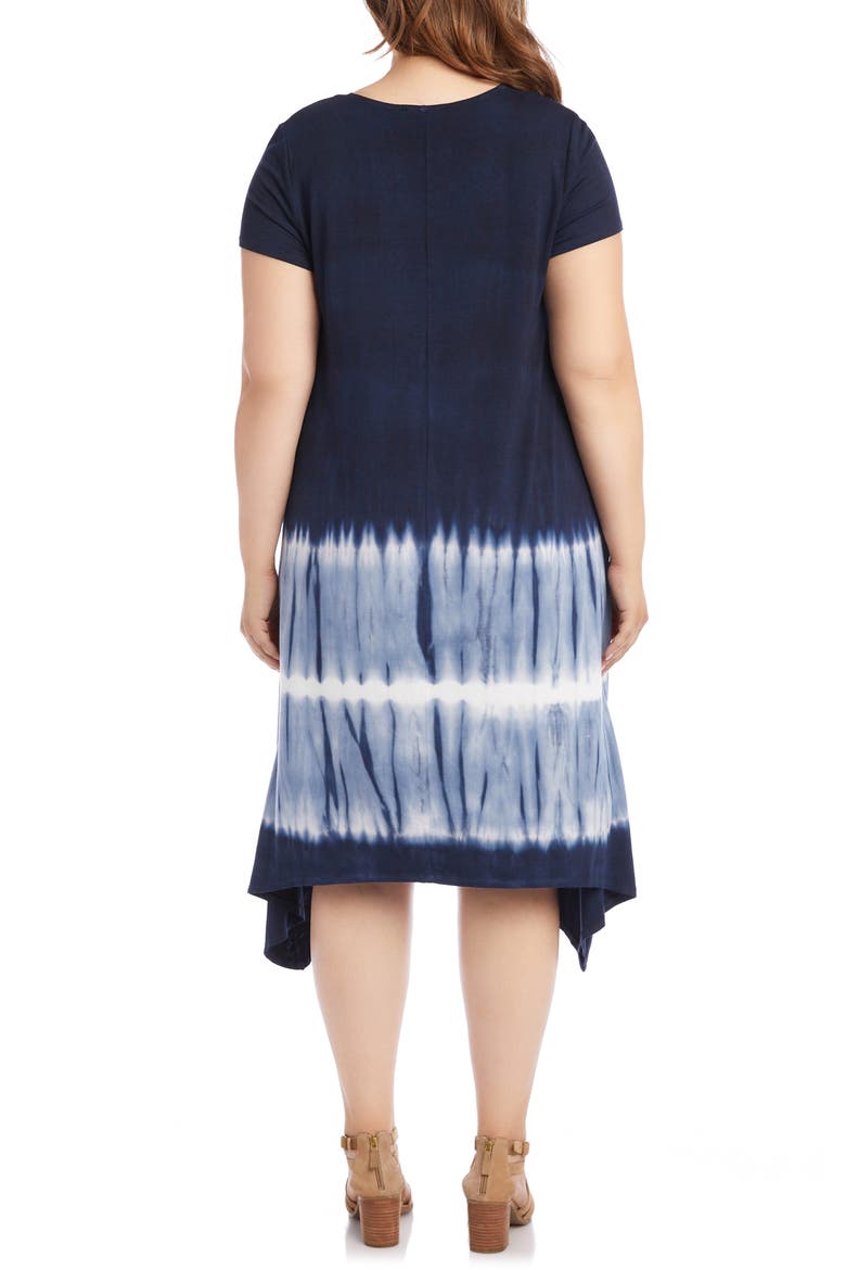 Tie Dye Handkerchief Hem Dress, Alternate, color, TIE DYE
