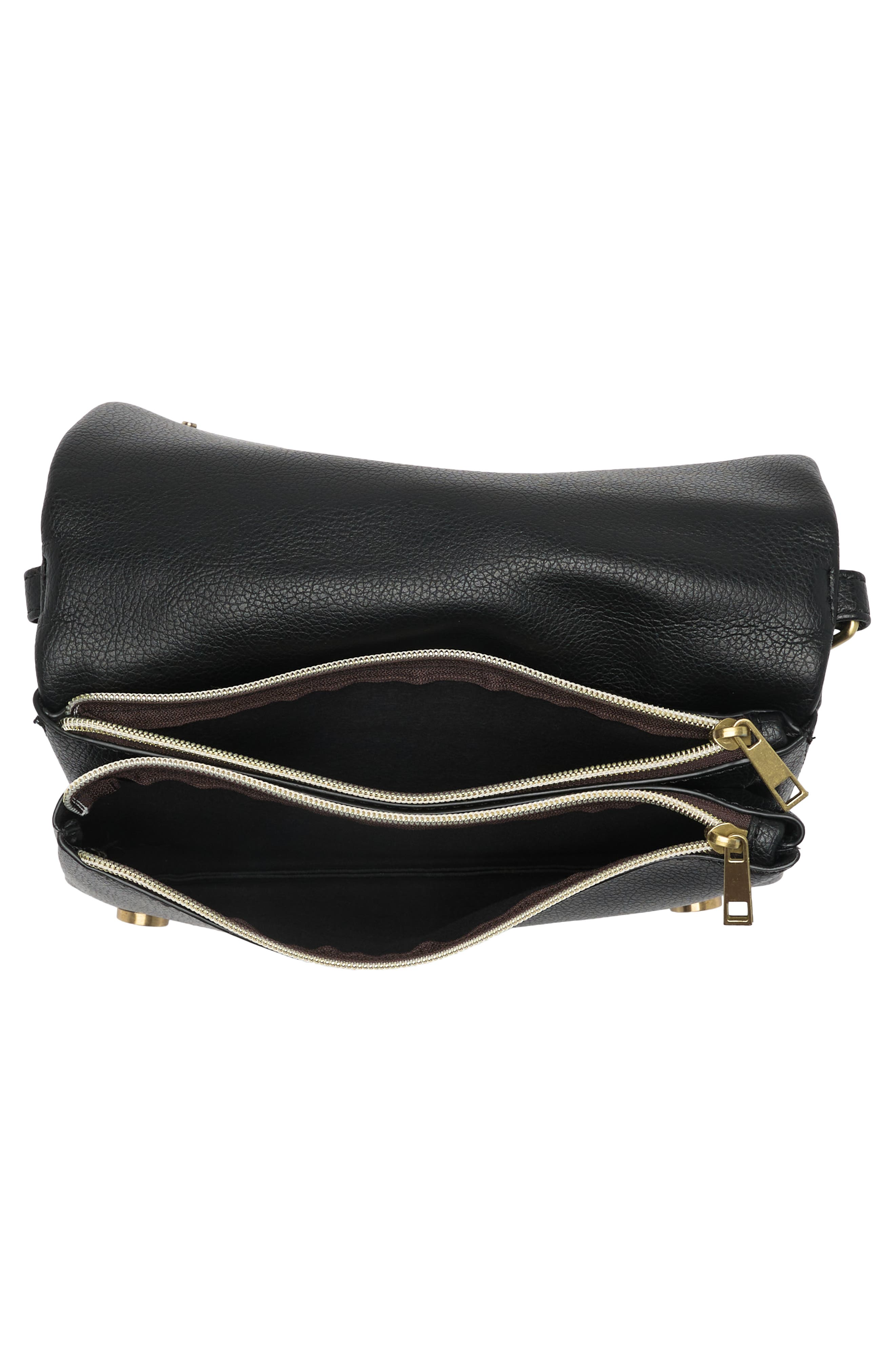 Street Level Medium Faux Leather Crossbody Bag, Alternate, color, 