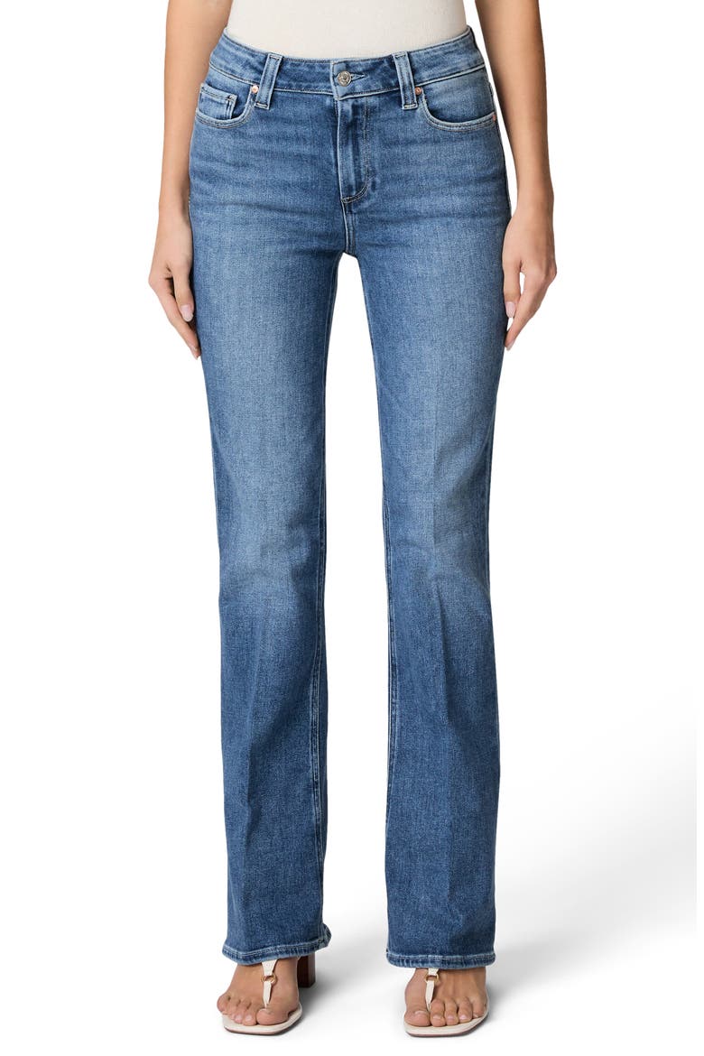 Laurel Canyon High Waist Bootcut Jeans, Main, color, MONACOMIST