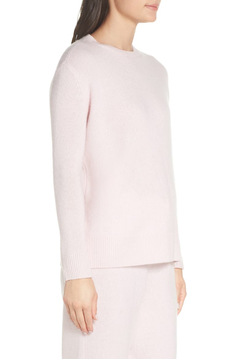 Cashmere & Silk Crewneck Pullover (Nordstrom Exclusive), Alternate, color, PINK