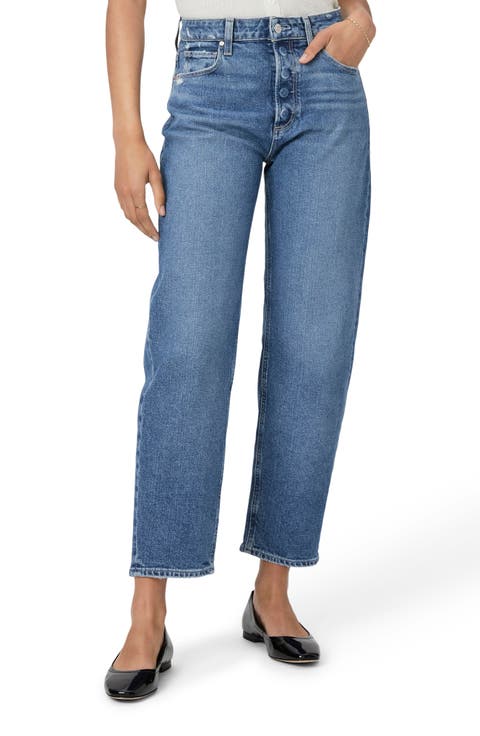 Alexis High Waist Ankle Barrel Jeans (Le Club)