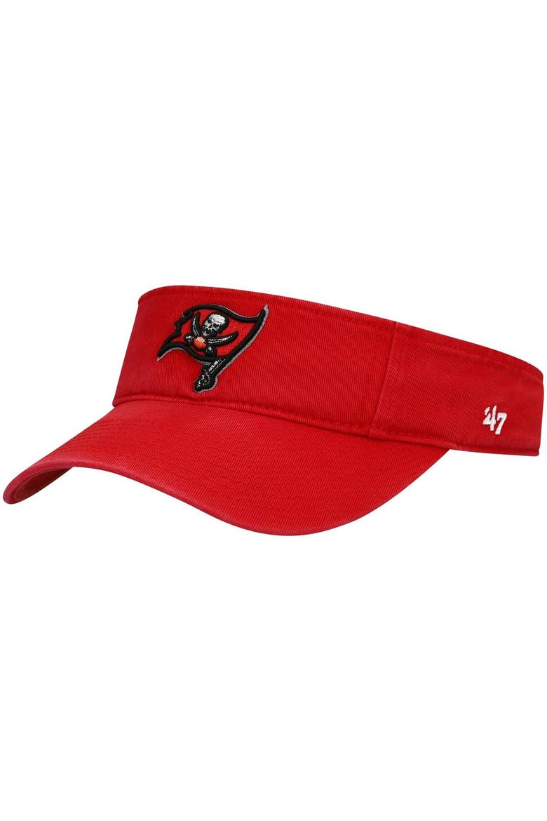 Men's '47 Red Tampa Bay Buccaneers Clean Up Visor, Main, color, Red